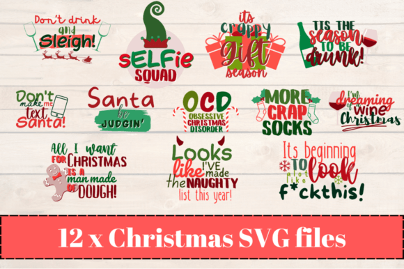 12 X Christmas Design Print Bundle Review
