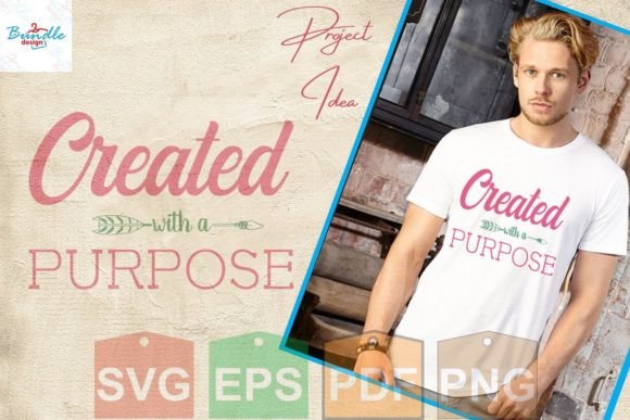 Created with a Purpose Funny T-shirt SVG Review