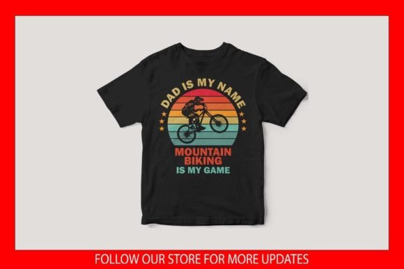 Dad Mountain Biking Funny T-Shirt SVG Review