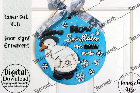 Farting Snowman Door Sign Laser SVG Review