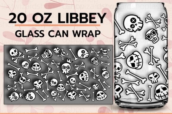 Funny Skull 20oz Libbey Can Svg Review