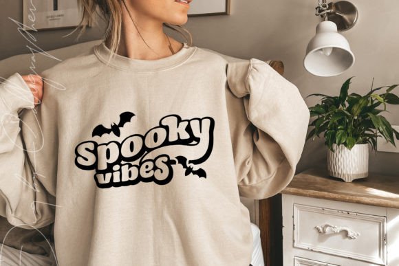 Spooky Vibes Svg Retro Funny Halloween Review
